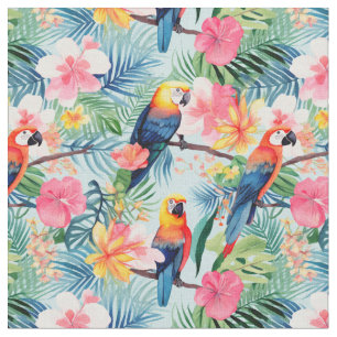 Tissu Palooza des perroquets