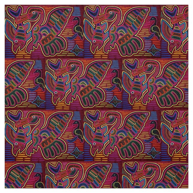 Tissu - Panama Birds (Échantillon)