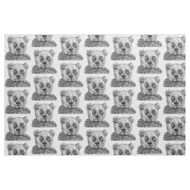 Tissu Panda Drawing Pima Cotton (54 po de largeur) (Fat Quarter)