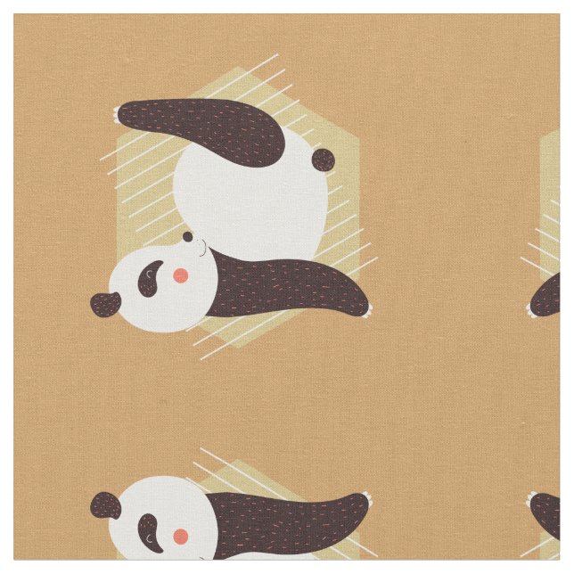 Tissu Panda Yoga (Fermer)