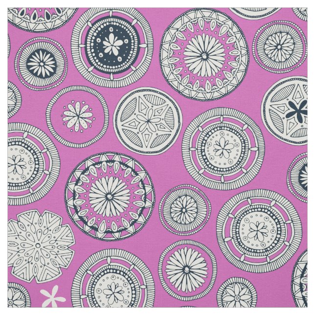 Tissu pango magenta (Échantillon)
