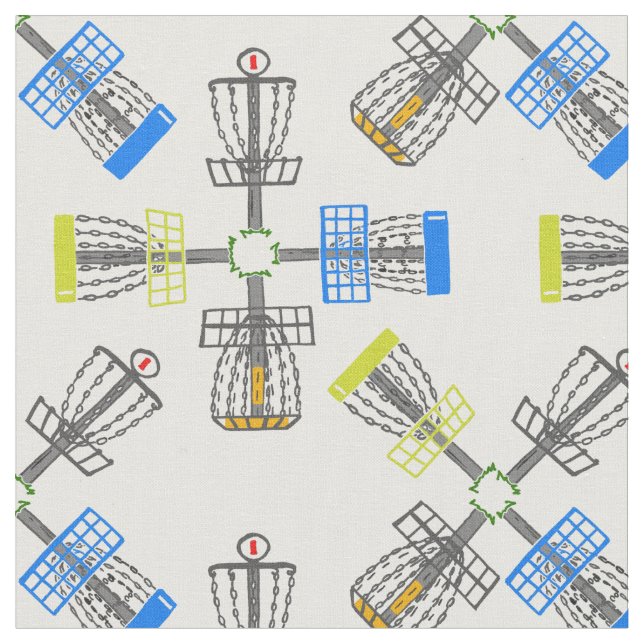 Tissu panier de golf à disques (Fermer)