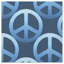 Panneau de paix bleu