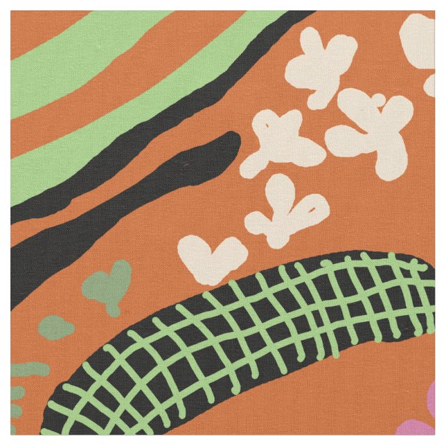 Tissu Panneaux d'art Abstraits (Fermer)