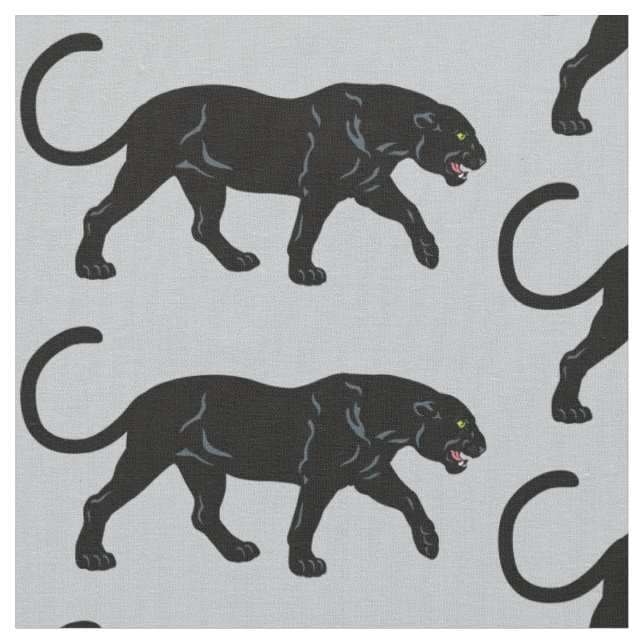 Tissu panthère noir (Fermer)