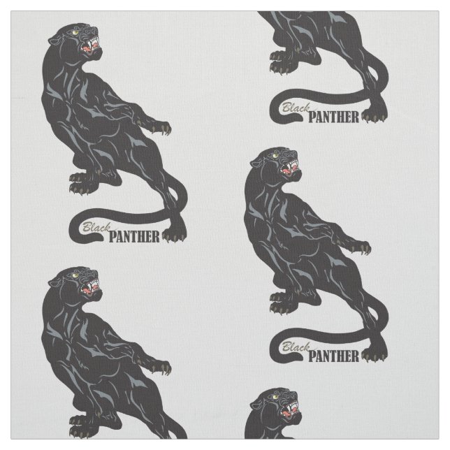 Tissu panthère noir (Échantillon)