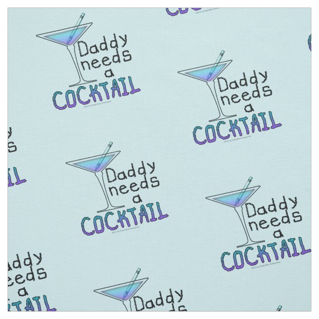 TISSU - PAPA A BESOIN D'UN COCKTAIL ! (Échantillon)