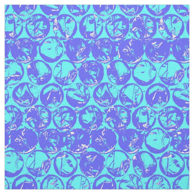 Tissu Papier à bulle d'art pop (Échantillon)