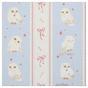 Tissu Papier à Lettre Chouette Hedwige à Rayures