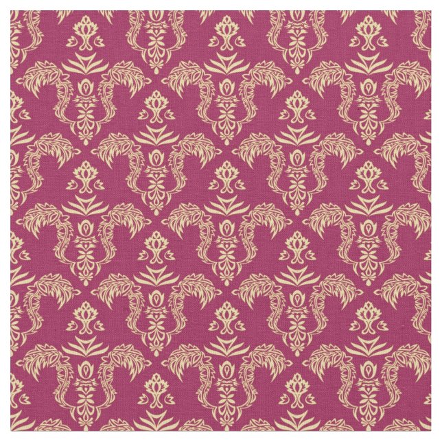 Tissu Papier peint 4 de damassé (Fermer)