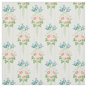 Tissu Papier peint baroque Bouquet de fleurs...