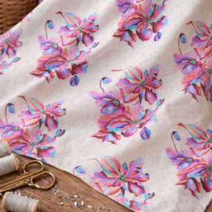 Tissu Papiers peints à la main dans l'Himalaya Couleurs