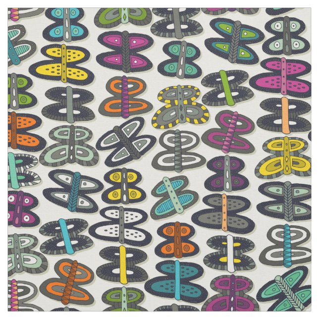 Tissu papillon (Échantillon)