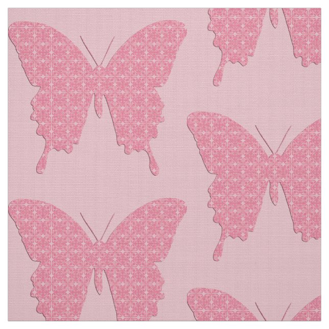 Tissu Papillon dans la copie de papier peint - (Échantillon)