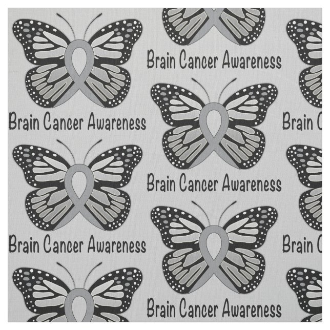 Tissu Papillon de conscience de cancer du cerveau (Échantillon)
