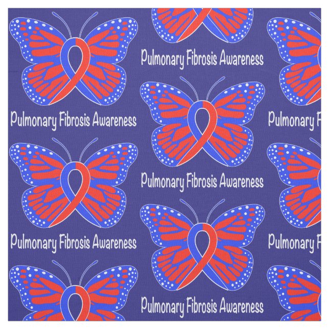 Tissu Papillon de conscience de fibrose pulmonaire (Échantillon)