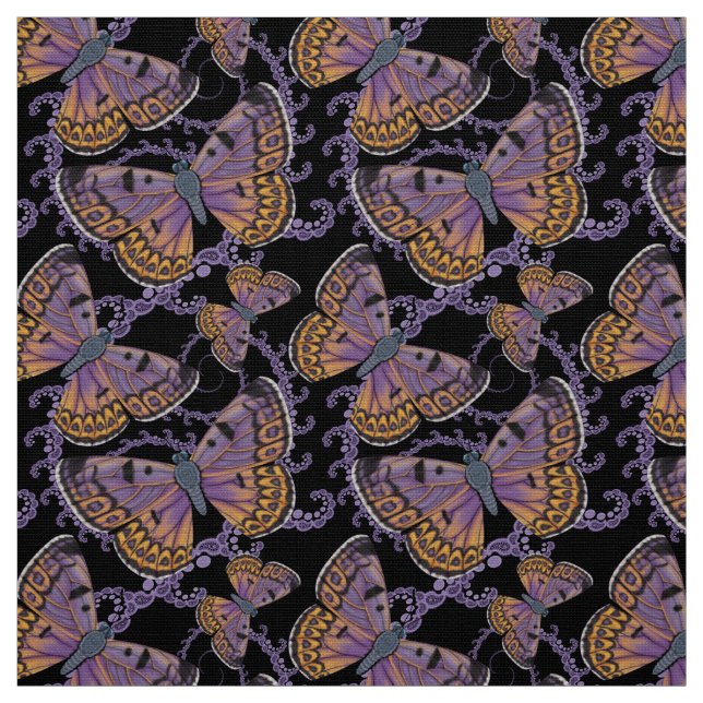 Tissu Papillon de cuivre de Boulder (Échantillon)