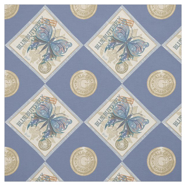 Tissu Papillon du bureau de création G (Échantillon)