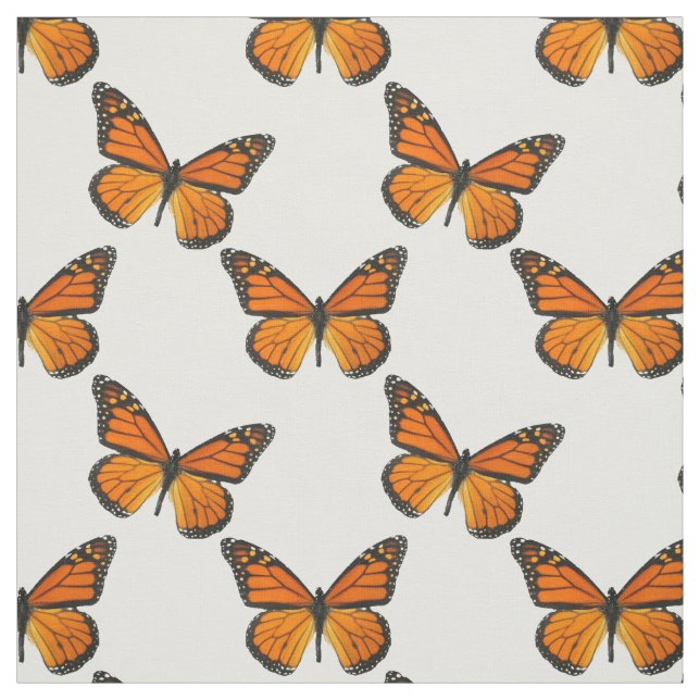 Tissu Papillon monarque (Échantillon)
