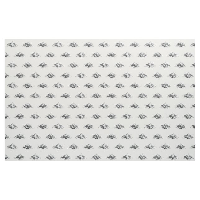 Tissu Papillon monarque tout autour (Yard)