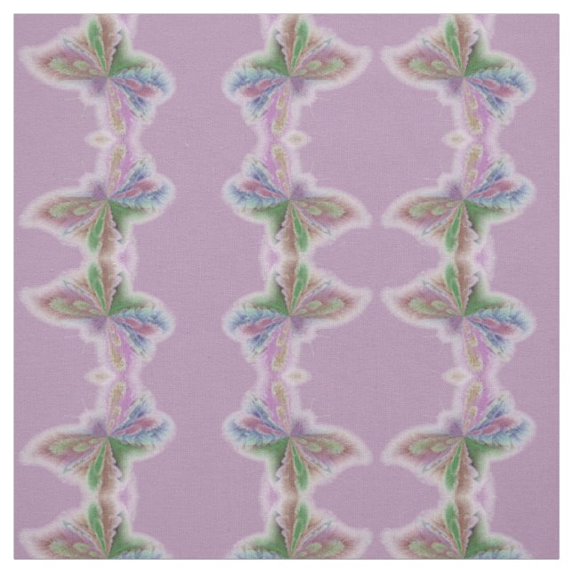 Tissu Papillon multicolore (Échantillon)