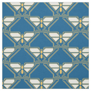 Tissu Papillons Art Déco