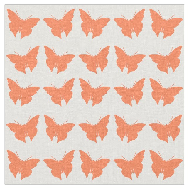 Tissu Papillons Coral Bold Mod (Fermer)