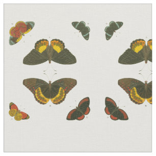 Tissu Papillons lumineux par Pieter Cramer