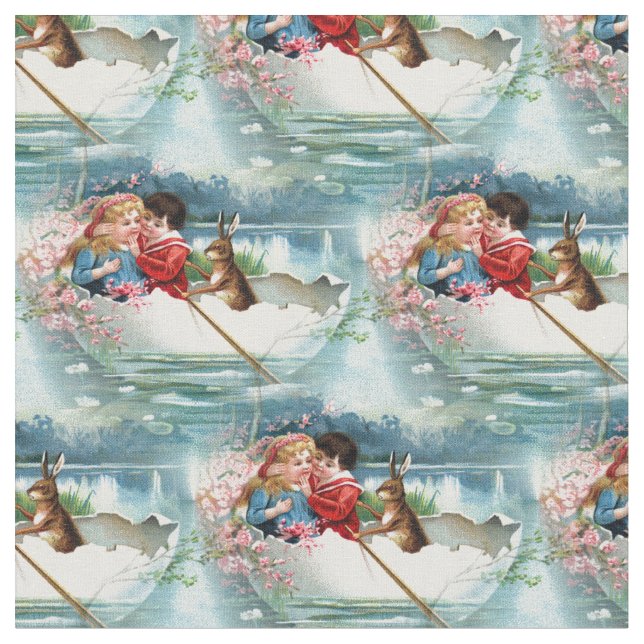 Tissu Pâques vintage (Fermer)