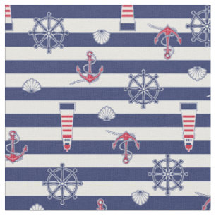 Tissu Par le motif de mer