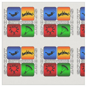 Tissu Parachutisme spectaculaire Skysurfing de