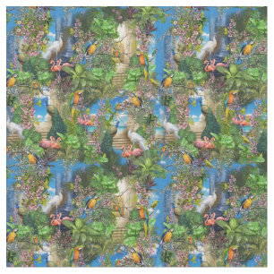 Tissu Paradis de l'observation des oiseaux