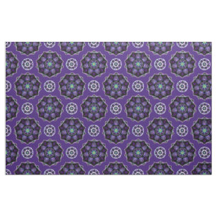 Tissu Parapluie violet & coeurs .7
