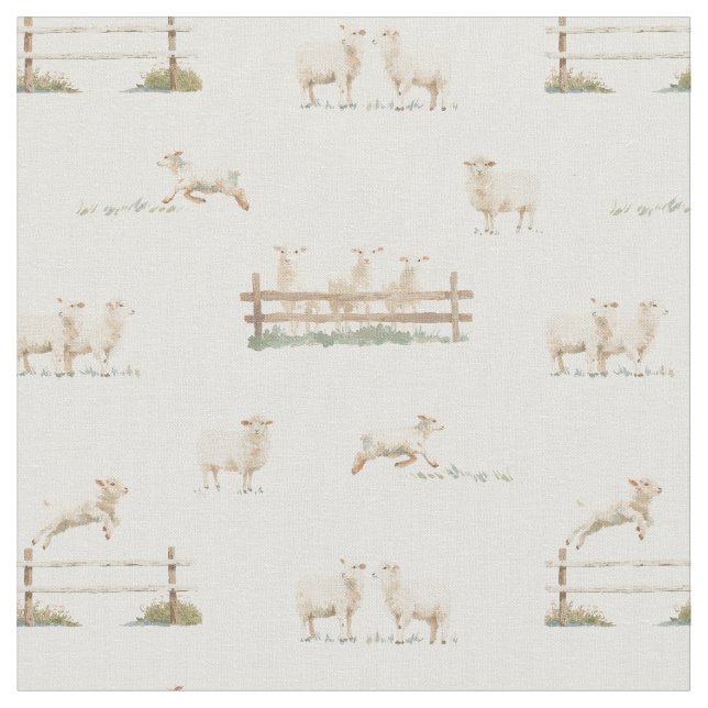 Tissu Parcelle en bois de mouton élevage paysan (Fermer)