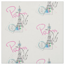 Paris, Tour Eiffel, Lettre, Motif Timbre,