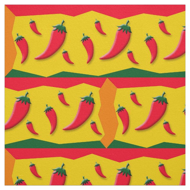 Tissu Partie de poivre de piment (Échantillon)