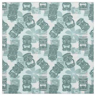 Tissu Partie de Tiki - océan