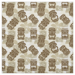 Tissu Partie de Tiki - sable
