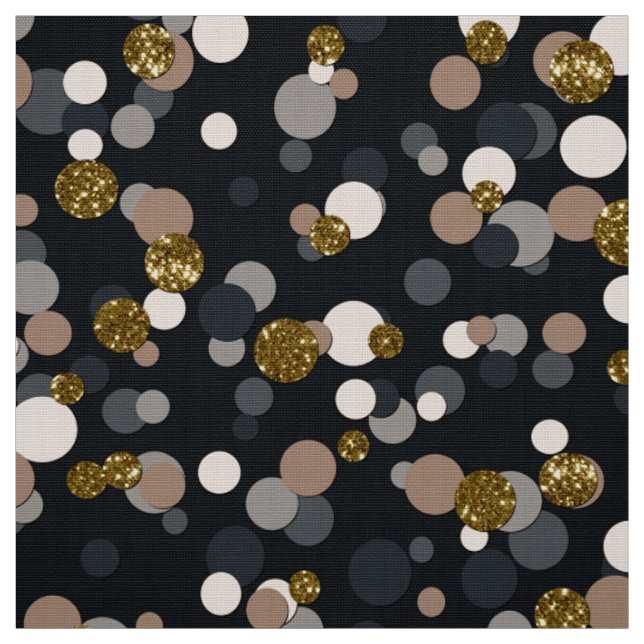Tissu Parties scintillant Confetti Peach, Maple, Grey an (Échantillon)
