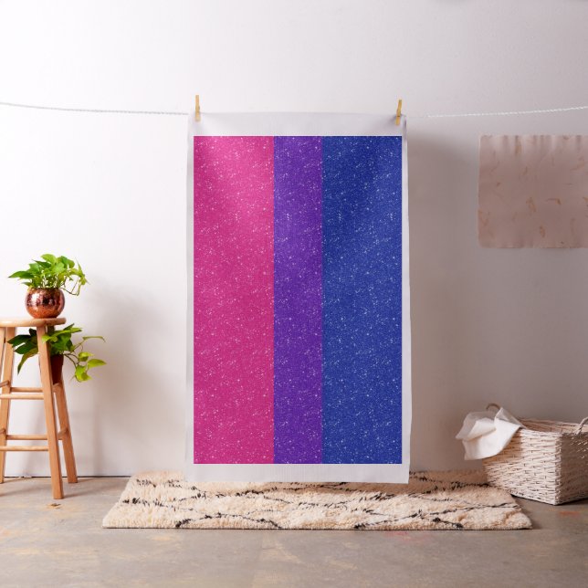 Tissu Parties scintillant Faux Bisexual Pride Arrière -  (In Situ)