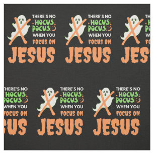 Tissu PAS DE HOCUS POCUS Christian Halloween