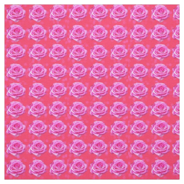 Tissu Passion Rose Rose, (Échantillon)