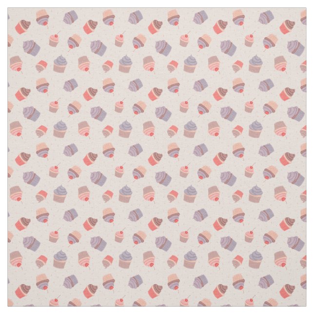 Tissu Pastel Cupcake Confetti Party Fabric (Échantillon)