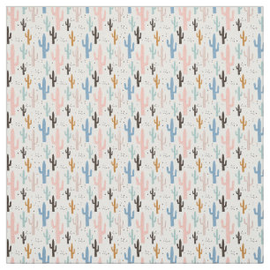 Tissu Pastel Desert Saguaro Cactus Motif de DO-IT-YOURSE