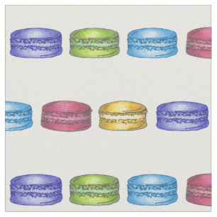 Tissu Pastel French Macaron Cookies Boulangerie Pâtisser