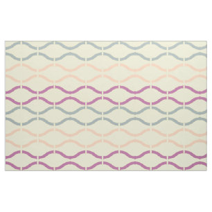 Tissu Pastel Funky Motif géométrique rétro 3