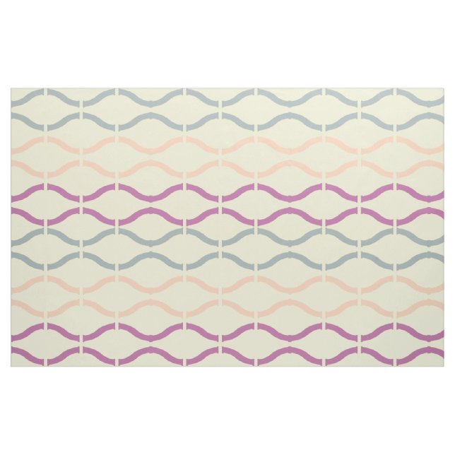 Tissu Pastel Funky Motif géométrique rétro 3 (Fat Quarter)