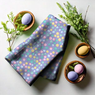Tissu Pastel Pâques Pois ID638