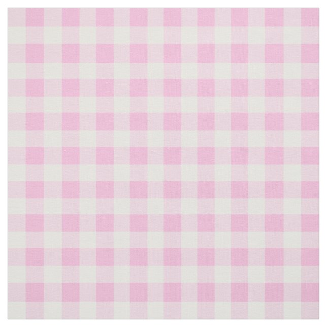 Tissu Pastel Pink En vichy Motif (Échantillon)