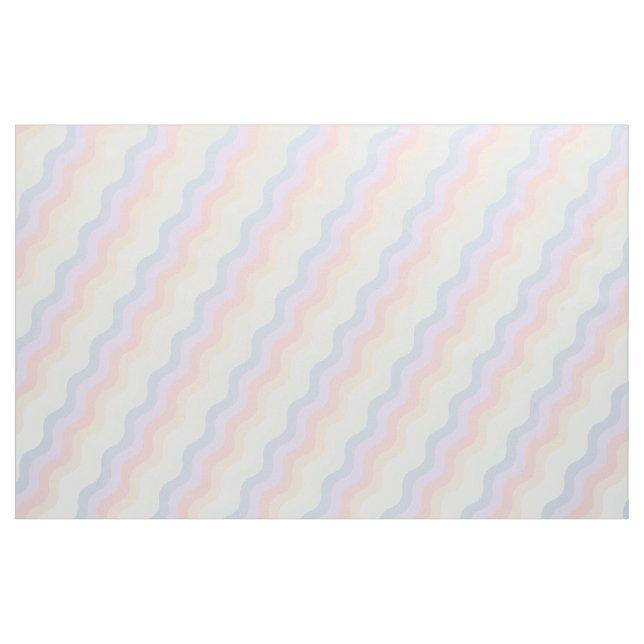 Tissu Pastel Rainbow Wabes Fabric (Fat Quarter)